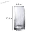 Dlight Decor Irregular Glass Mug 325ml or 500ml 500ml / 1pcs Cocktail Glasses