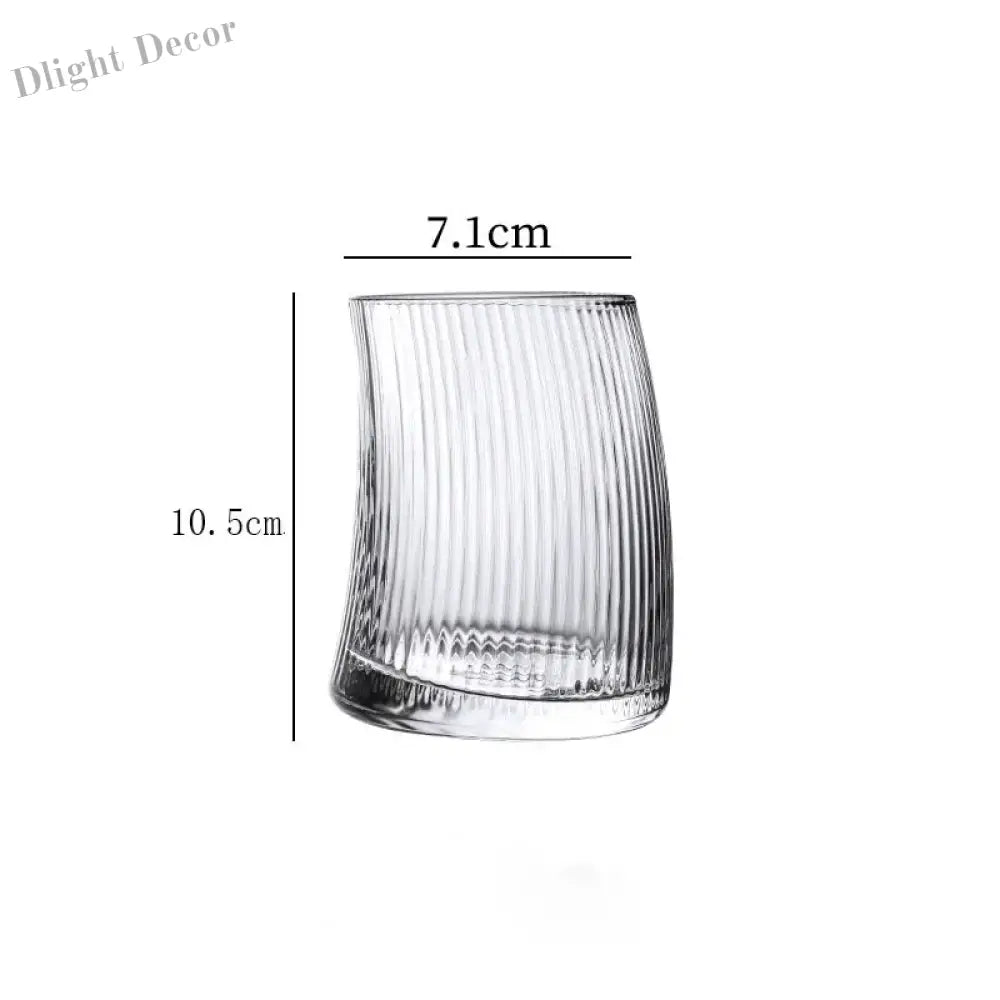 Dlight Decor Irregular Glass Mug 325ml or 500ml 325ml / 1pcs Cocktail Glasses
