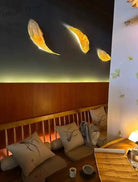 Dlight Decor Japanese Fish Wall Lamp Sculpture Wall Art