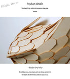Dlight Decor Japanese Fish Wall Lamp Sculpture Wall Art