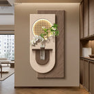 Dlight Decor LED Green Vase Wall Light for Hallways Wall Art