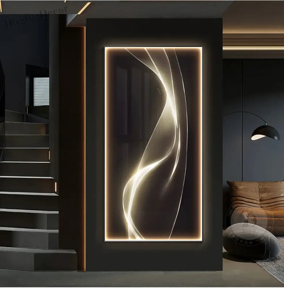 Dlight Decor Linear Wall Lamp for Modern Interiors Wall Art