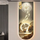 Dlight Decor Luminous Wall Clock with Elegant Glow Wall Art