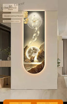 Dlight Decor Luminous Wall Clock with Elegant Glow Wall Art