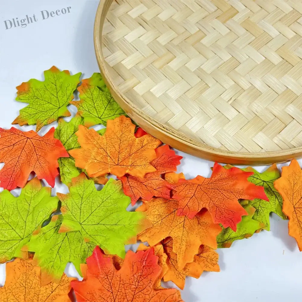 Dlight Decor Maple Leaves Set for Autumn Wall and Table Decor