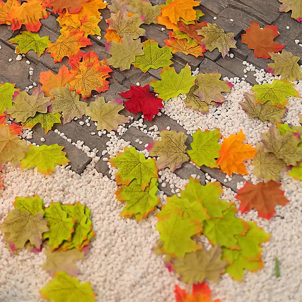 Dlight Decor Maple Leaves Set for Autumn Wall and Table Decor