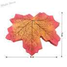 Dlight Decor Maple Leaves Set for Autumn Wall and Table Decor 8cm Red 50pcs