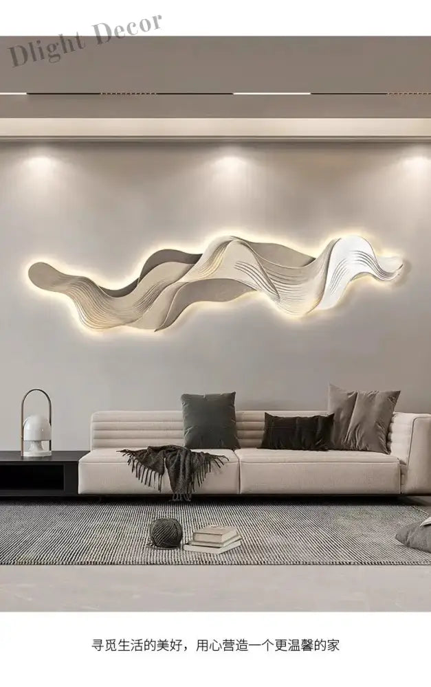 Dlight Decor Mountain LED Wall Art Light Panel Wall Art