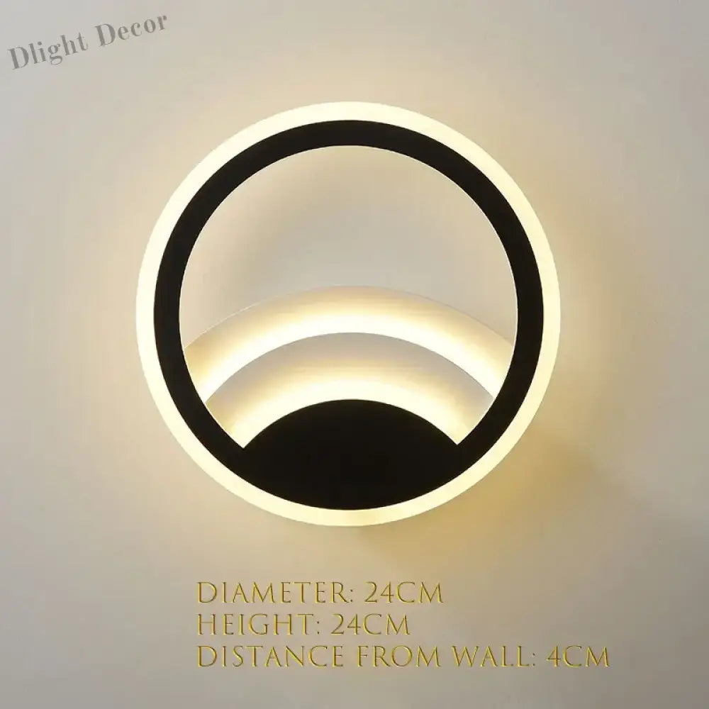 Dlight Decor Nordic Character Glow Wall Lamp 7 / 24X24X4 / 5500-7000K|18-25W Wall Art