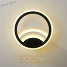 Dlight Decor Nordic Character Glow Wall Lamp 7 / 24X24X4 / 5500-7000K|18-25W Wall Art