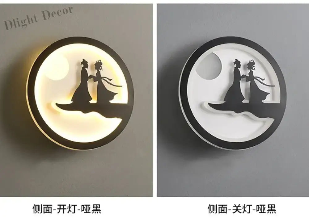 Dlight Decor Nordic Character Glow Wall Lamp Wall Art