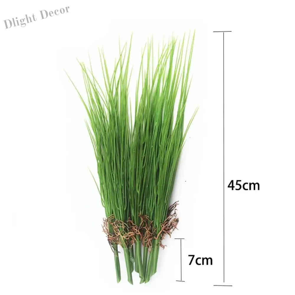 Dlight Decor Onion Grass Bunch for Natural Green Wall and Home Decor