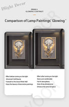 Dlight Decor Reindeer Wall Glow for Luxe Entry Spaces Wall Art