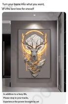 Dlight Decor Reindeer Wall Glow for Luxe Entry Spaces Wall Art