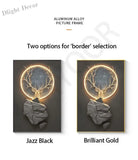 Dlight Decor Reindeer Wall Glow for Luxe Entry Spaces Wall Art