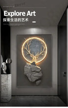 Dlight Decor Reindeer Wall Glow for Luxe Entry Spaces Wall Art