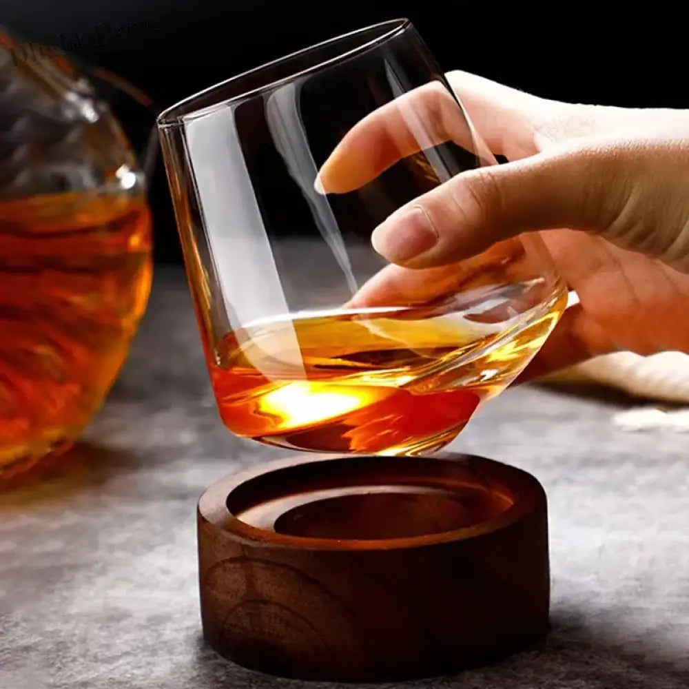 Dlight Decor Revolving Whiskey Glass 530ml Luxury Mug 1pcs / 530ml Cocktail Glasses