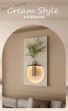 Dlight Decor Sandstone Vase Wall Lamp for Hallways Wall Art