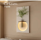 Dlight Decor Sandstone Vase Wall Lamp for Hallways Wall Art