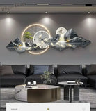 Dlight Decor Silent LED Wall Clock in Nordic Style wall Art