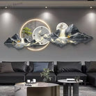 Dlight Decor Silent LED Wall Clock in Nordic Style wall Art