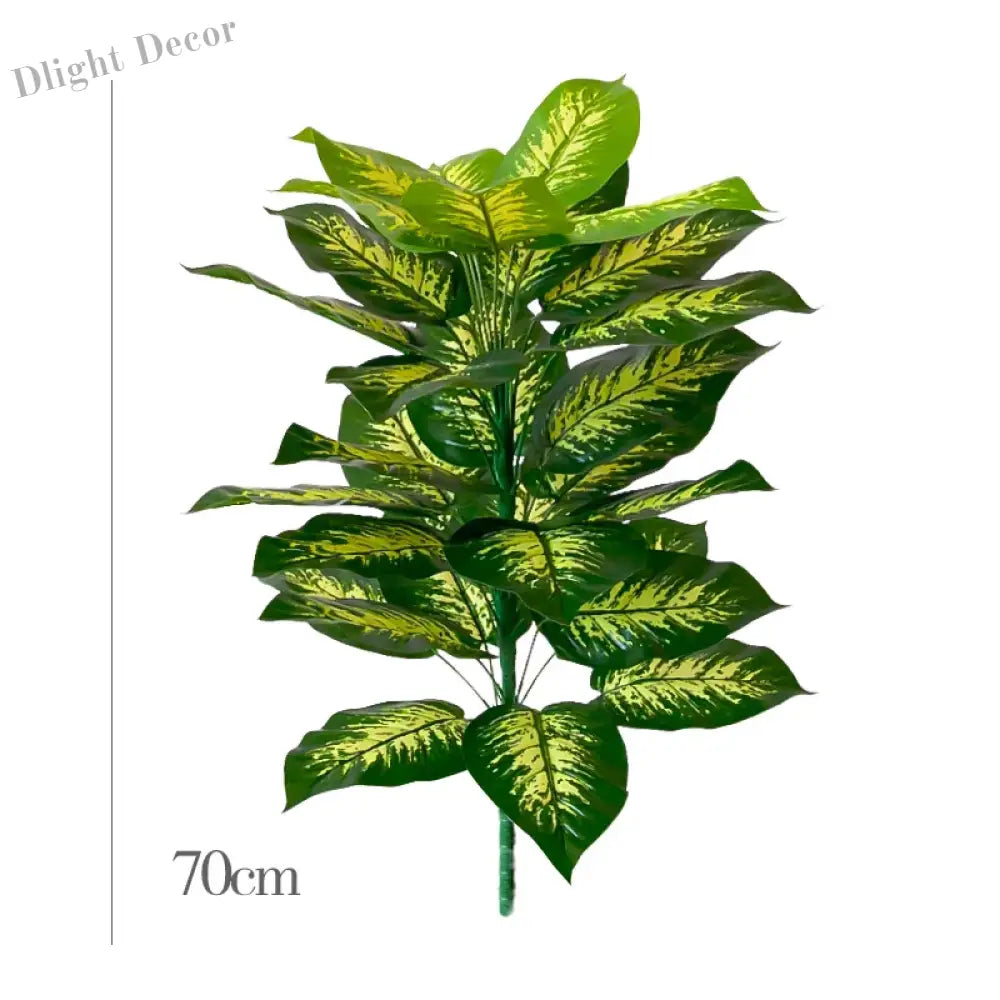 Dlight Decor Tropical Plant Branch for Home and Garden Display 70cm-huangxin