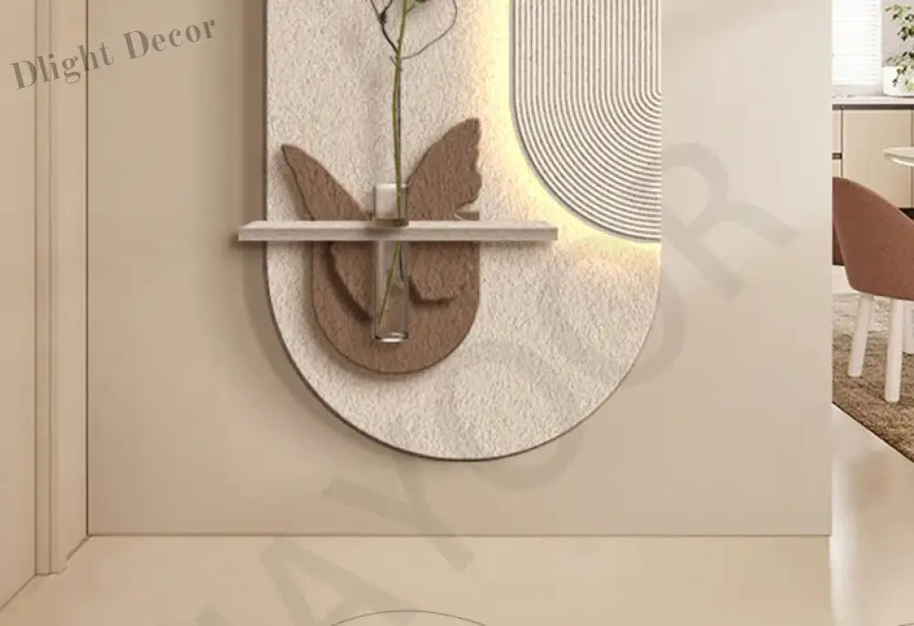 Dlight Decor Vase Plant Wall Lamp for Entry Spaces Wall Art