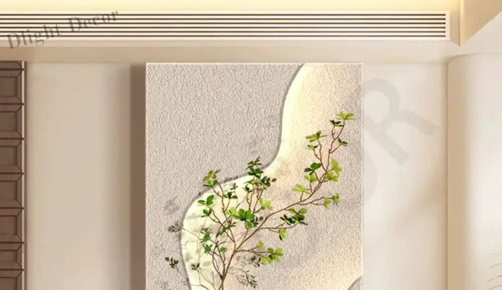 Dlight Decor Vase Plant Wall Lamp for Entry Spaces Wall Art