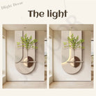 Dlight Decor Vase Plant Wall Lamp for Entry Spaces Wall Art