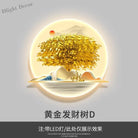 Dlight Decor Wealth Landscape Wall Lamp Mural Q / 84X70 / Warm light Wall Art