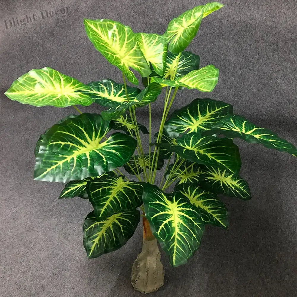 Dlight Decor White Monstera Palm for Bold Floor Styling C / 95cm 24 Leaves
