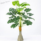 Dlight Decor White Monstera Palm for Bold Floor Styling G / 95cm 24 Leaves