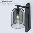 Double Glass Wall Lamps - Scandinavian Postmodern Lighting For Entrance Hallway And More Wall Lamp