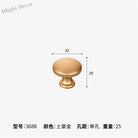 Dual tone Long Kitchen Cabinet Handles – Multicolor Wardrobe and Drawer Knobs Gold single hole Handles
