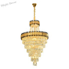 Duplex Building Chandelier - Post - Modern Light Luxury Crystal Elegance For Villas Living Rooms