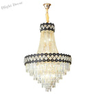 Duplex Building Crystal Chandelier - Post - Modern Light Luxury Elegance For Spiral Staircases