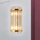 Elara’s Modern Gold Crystal Wall Sconce: Elegance Meets Functionality