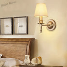 Eleanor - Full Copper American Wall Lamp Bedroom Bedside European Lighting Modern Simple Living