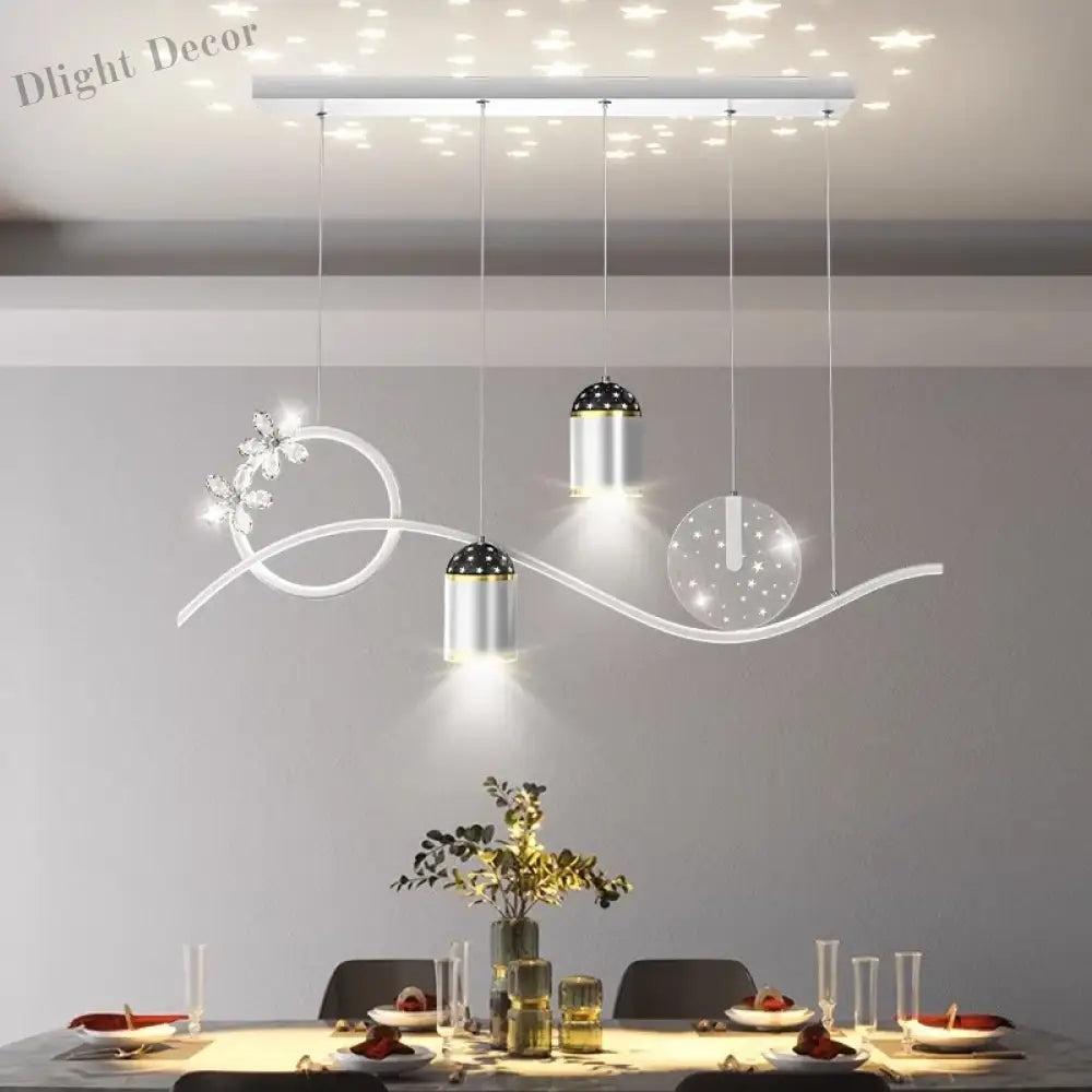 Elegant Crystal Chandelier - Perfect For Home Decor Restaurants And Villa Ceilings Pendant Lights