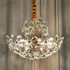 Elegant Crystal Flower Chandelier - New Style Dream With French Pastoral And American Retro Flair