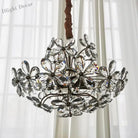 Elegant Crystal Flower Chandelier - New Style Dream With French Pastoral And American Retro Flair