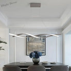 Elegant Dimmable Led Pendant Lamp - Versatile Lighting For Dining Kitchen Living Room And Bedroom