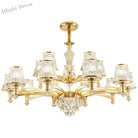 Elegant European Style Crystal Chandelier - A Modern Light Luxury Fixture For Living Rooms Bedrooms