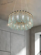 Elegant Feather Crystal Chandelier - A Light Luxury Masterpiece For Bedrooms Living Rooms