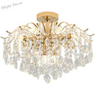 Elegant French Light Luxury Crystal Chandelier - Ideal For Atmosphere In Living And Dining Rooms