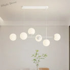 Elegant French White Pendant Lamps - Illuminate Your Dining Table And Kitchen Island With Timeless