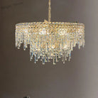 Elegant Golden Round Chandelier - A Creative New Design For Living Rooms Dining And More Chandelier