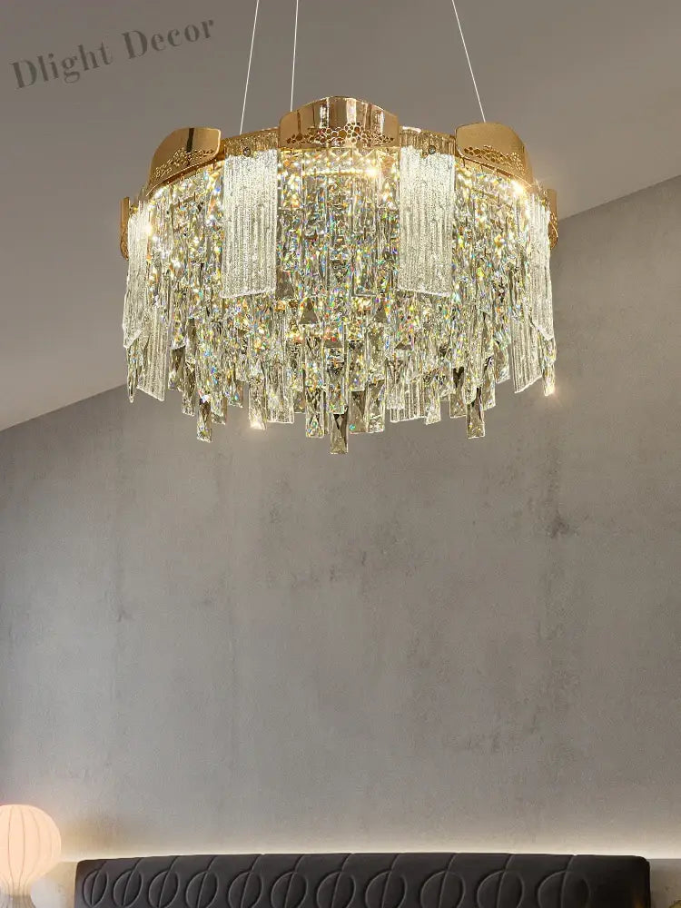 Elegant Modern Circular Crystal Chandeliers - Adding Light Luxury And Creativity To Your Living