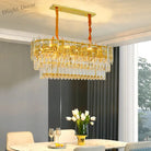 Elegant Post - Modern Crystal Chandelier - Stainless Steel Starry Lamp For Living Rooms Bedrooms