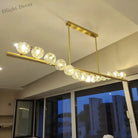 Elegant Rectangle Copper Chandelier - A Luxurious Crystal Light Fixture For Kitchen Islands Hotel